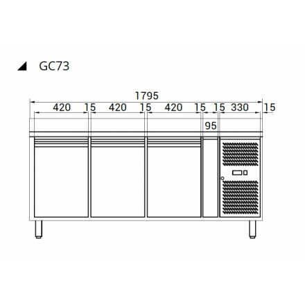 TEFCOLD GC73, 30079