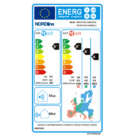NORDline SAVH12A-A3NA(O)