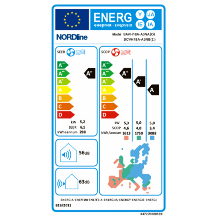 NORDline SCVH18A-A3NB(I)
