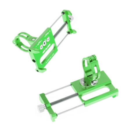 GUB bike holder for mobile phone G85 Aluminium green 433092
