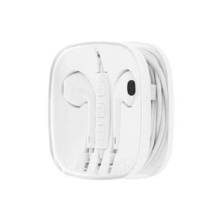 Earphones stereo for Apple Iphone Jack 3,5mm NEW BOX white 439873