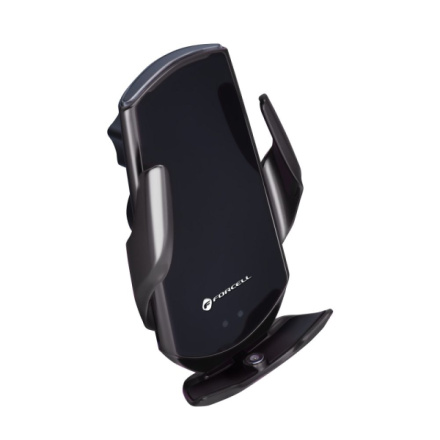 FORCELL car holder with wireless charging automatic sensor + magnetic adapters HS1 15W black 440817