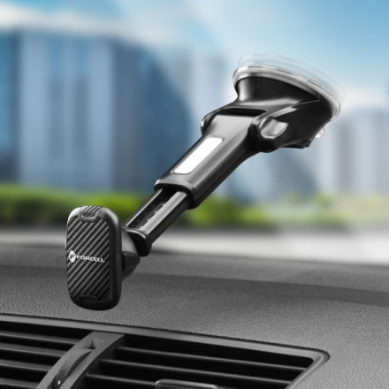FORCELL car holder for smartphone CARBON H-CT327 magnetic to window 440947