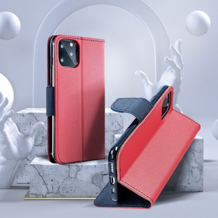 Fancy Book case for SAMSUNG XCOVER 5 red / navy 444323