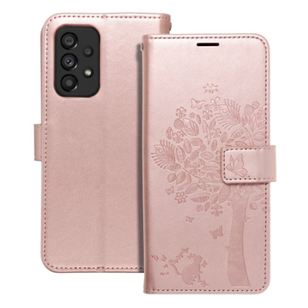 MEZZO Book case for SAMSUNG A53 5G tree rose gold 450524