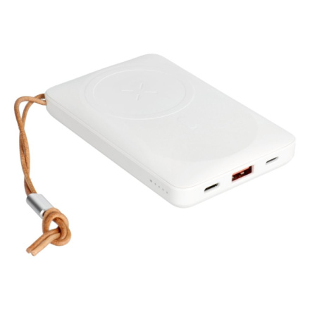 Power Bank VEGER MagOn with wireless charging support MagSafe 15W - 10 000mAh PD 22,5W white (VP1151 / W1151) 521363