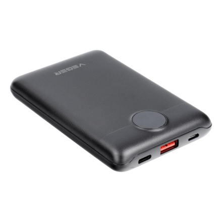 Power Bank VEGER S11 - 10 000mAh LCD Quick Charge PD 22,5W black (W1140) 541939