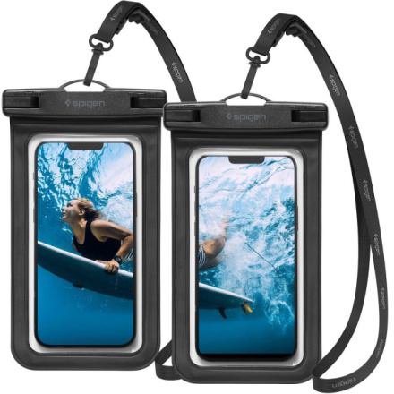 SPIGEN A601 Universal Waterproof case 2-PACK black 582861
