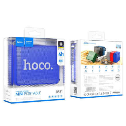 HOCO wireless speaker bluetooth BS51 blue 583396
