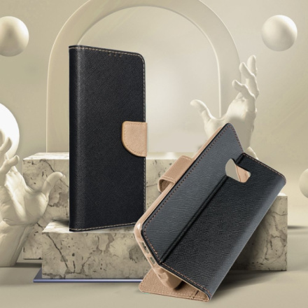 Fancy Book case for XIAOMI REDMI A1 / Redmi A2 black / gold 585751