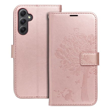 MEZZO Book case for SAMSUNG A34 5G tree rose gold 590111