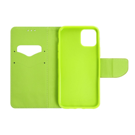 Fancy Book case for  XIAOMI Redmi NOTE 12 PRO 5G navy / lime 591543