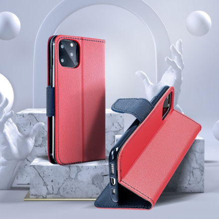 Fancy Book case for  XIAOMI Redmi NOTE 12S red / navy 592056