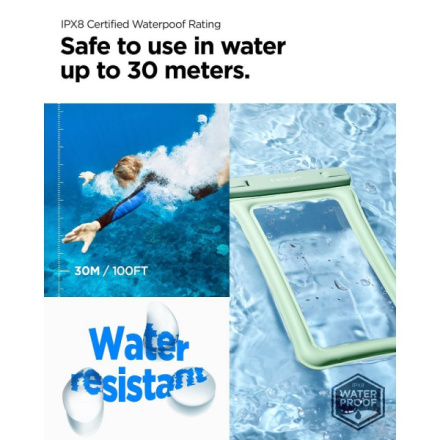 SPIGEN A610 Universal Waterproof Float Case mint 592818