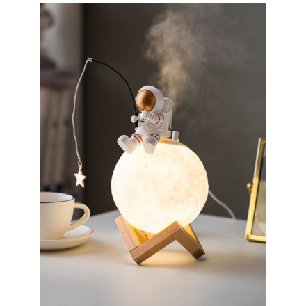 Moon table lamp / humidifier ASTRONAUT sitting Art Deco (model 5) AFSH 599220