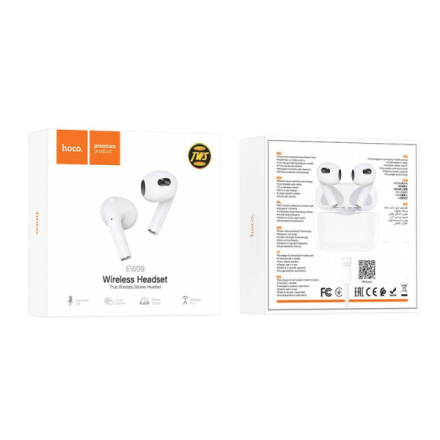 HOCO wireless bluetooth earphones TWS EW09 white 599310