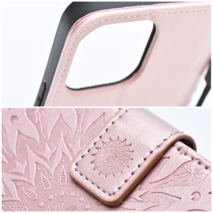 MEZZO Book case for SAMSUNG A35 5G mandala rose gold 599365