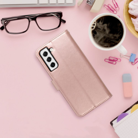 MEZZO Book case for SAMSUNG A35 5G mandala rose gold 599365