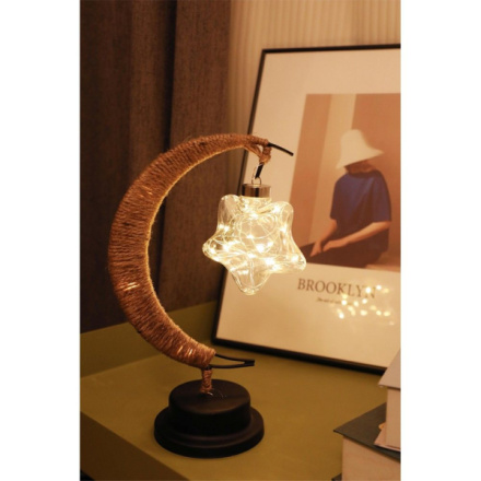 Table lamp bedside Twirl star Art Deco (version 3) EID 599550