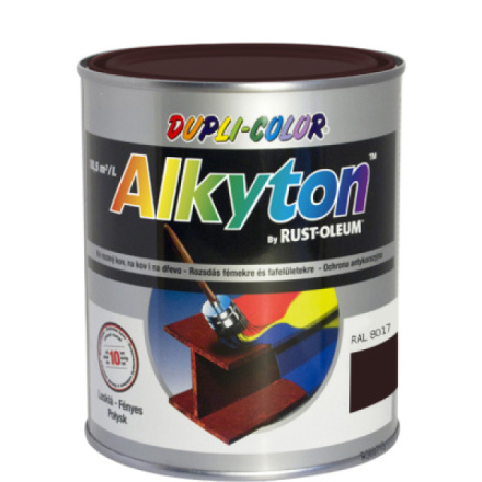 Dupli-Color Alkyton Lesk, samozákladová barva na rez, Ral 8017 tmavě hnědá, 750 ml