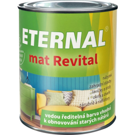 Eternal mat Revital barva k obnovování starých nátěrů, RAL 1015 Slonová kost světlá, 700 g