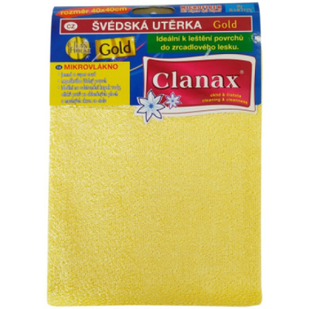 Clanax švédská utěrka Gold 40 × 40 cm, 320 g, 1ks