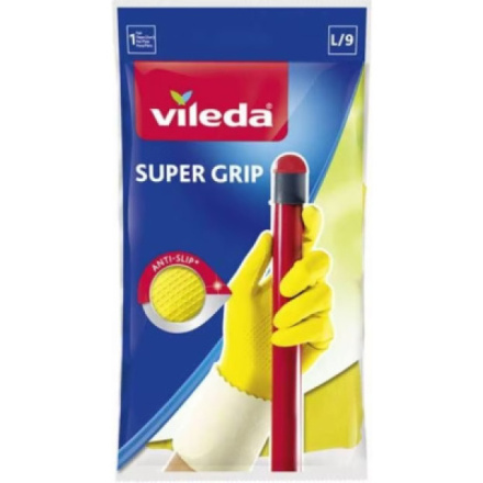 Vileda Supergrip gumové rukavice, protiskluzové, L