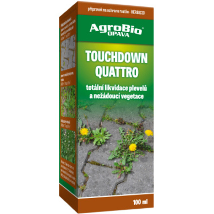 AgroBio Touchdown Quattro herbicid pro hubení plevelů, 100 ml