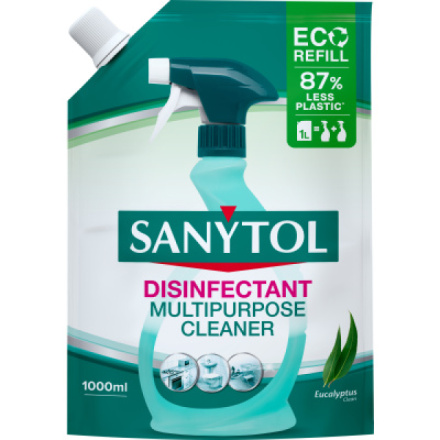 Sanytol náplň dezinfekční univerzální čisticí prostředek, eukalyptus 1 l