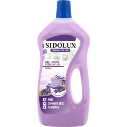 Sidolux Premium Floor Care čistič podlah vinyl, linoleum, dlažba, obklady Marseillské mýdlo s levandulí, 1 l