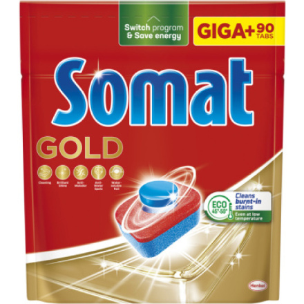 Somat tablety do myčky Gold, 90 ks