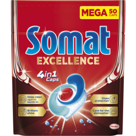 Somat tablety do myčky Excellence 4v1 50 ks