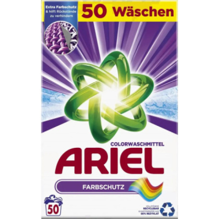 Ariel prací prášek Color Plus 50 praní, 3,25 kg
