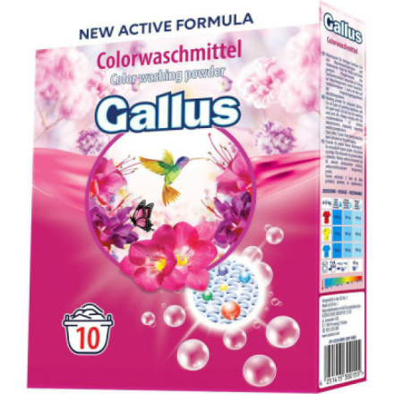 Gallus prací prášek Color, 10 dávek, 650 g