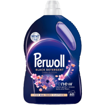 Perwoll prací gel Renew Dark Bloom 60 praní, 3000 ml