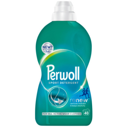 Perwoll prací gel Renew Sport sportovní prádlo, 40 praní, 2000 ml