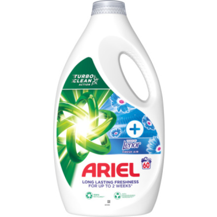 Ariel prací gel Touch of Lenor Fresh Air 60 praní 3 l