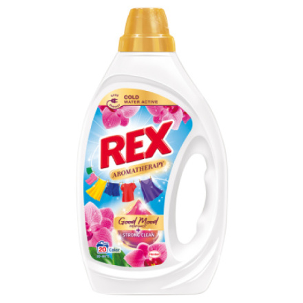 REX prací gel Aromatherapy Orchid Color 20 praní, 900ml