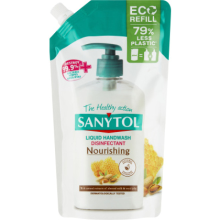 Sanytol tekuté mýdlo dezinfekční vyživující náplň, 500 ml