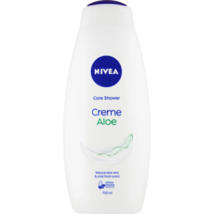 Nivea Creme Aloe pečující sprchový gel, 750 ml