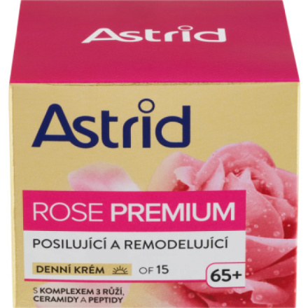 Astrid Rose Premium 65+ posilující a remodelující denní krém OF15, 50 ml