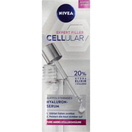Nivea Cellular Expert Filler Vyplňující hyaluronové sérum, 30 ml