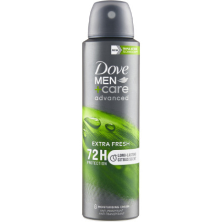 Dove Men+Care Advanced Extra Fresh Antiperspirant sprej, 150 ml deospray