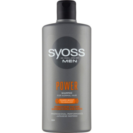 Syoss Men Power šampon pro normální vlasy, 440 ml