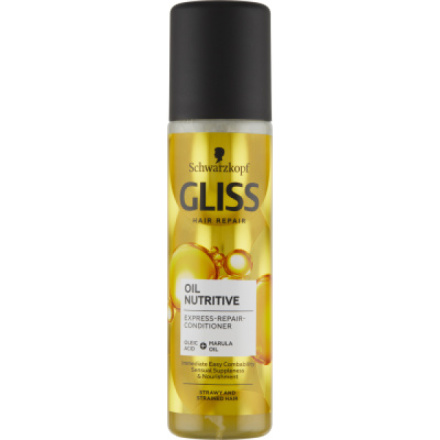 Gliss regenerační expres balzám Oil Nutritive pro hrubé a namáhané vlasy, 200 ml