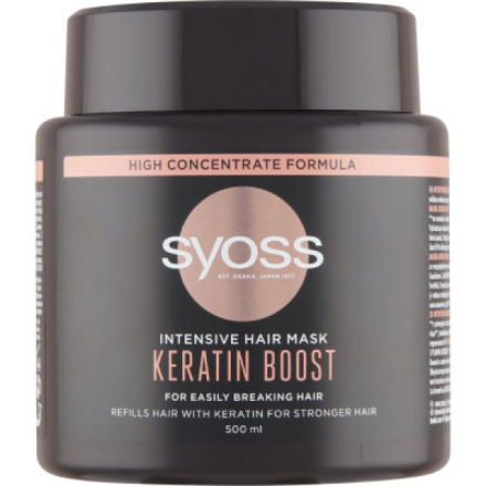 Syoss vlasová maska Keratin Boost intenzivní, 500 ml