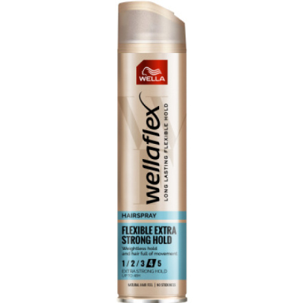 Wellaflex lak na vlasy Extra extra strong (4), 250 ml