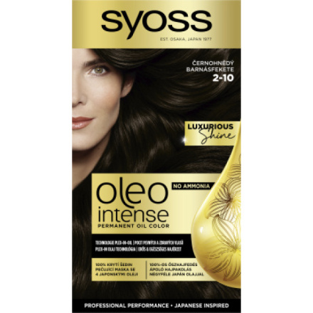 Syoss Oleo Intense olejová barva na vlasy 2-10 Černohnědý