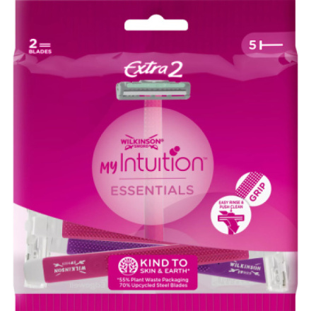 Wilkinson Sword Extra 2 Beauty jednorázová holítka MY Intuition Essential, 5 ks