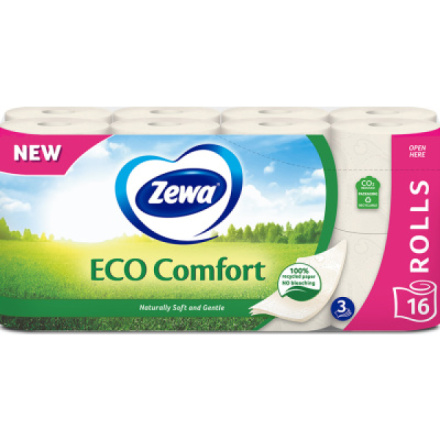 Zewa ECO Comfort 3vrstvý toaletní papír, 19,3 m, 16 rolí